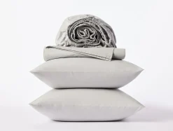 Outlet Coyuchi 300 TC Organic Percale Fitted Sheet twin xl