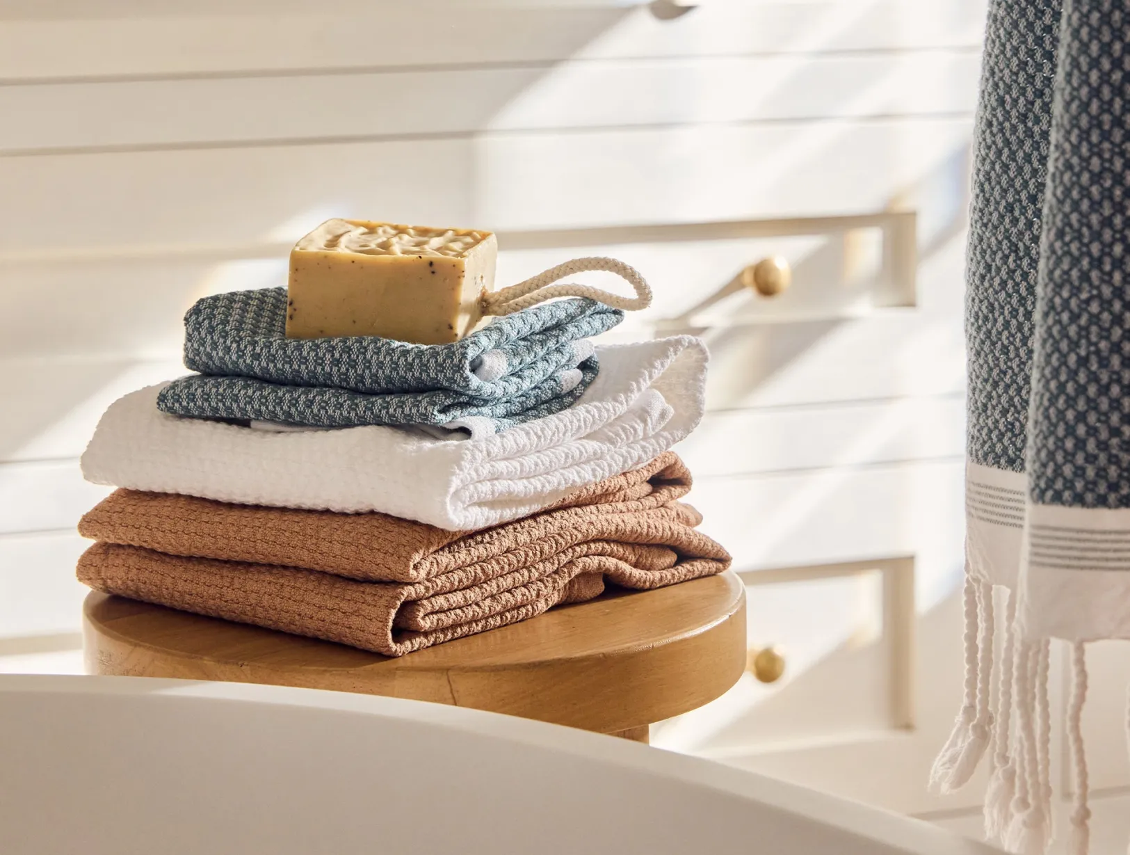 Sale Coyuchi Adriatic Organic Towels