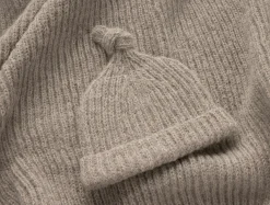Hot Coyuchi Andes Suri Alpaca Knit Baby Gift Set Taupe Heather
