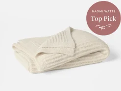 Best Coyuchi Andes Suri Alpaca Knit Throw