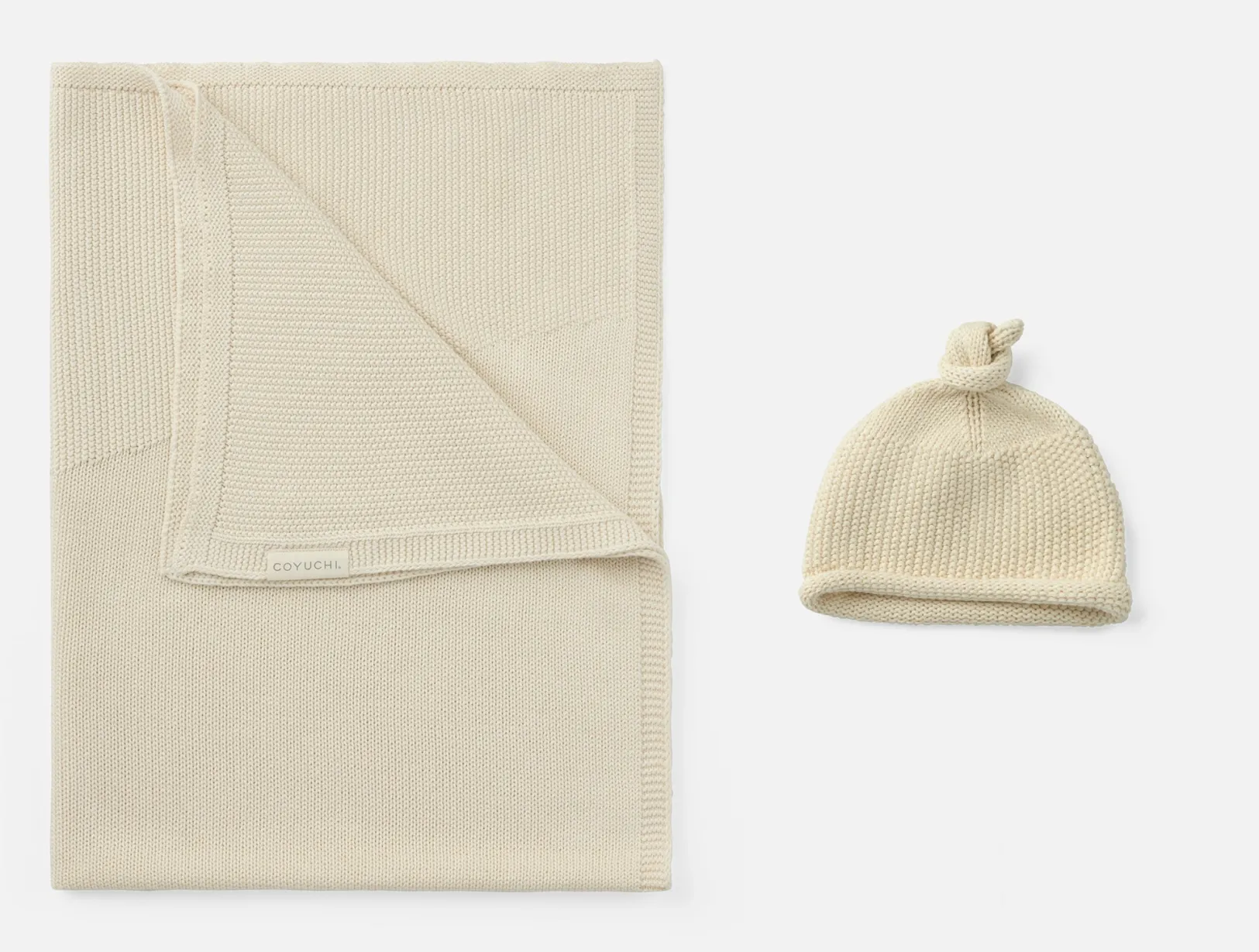 Discount Coyuchi Arroyo Organic Knit Baby Gift Set