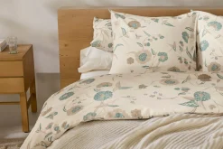 Online Coyuchi Aurora Print Duvet Cover Natural w/Surf