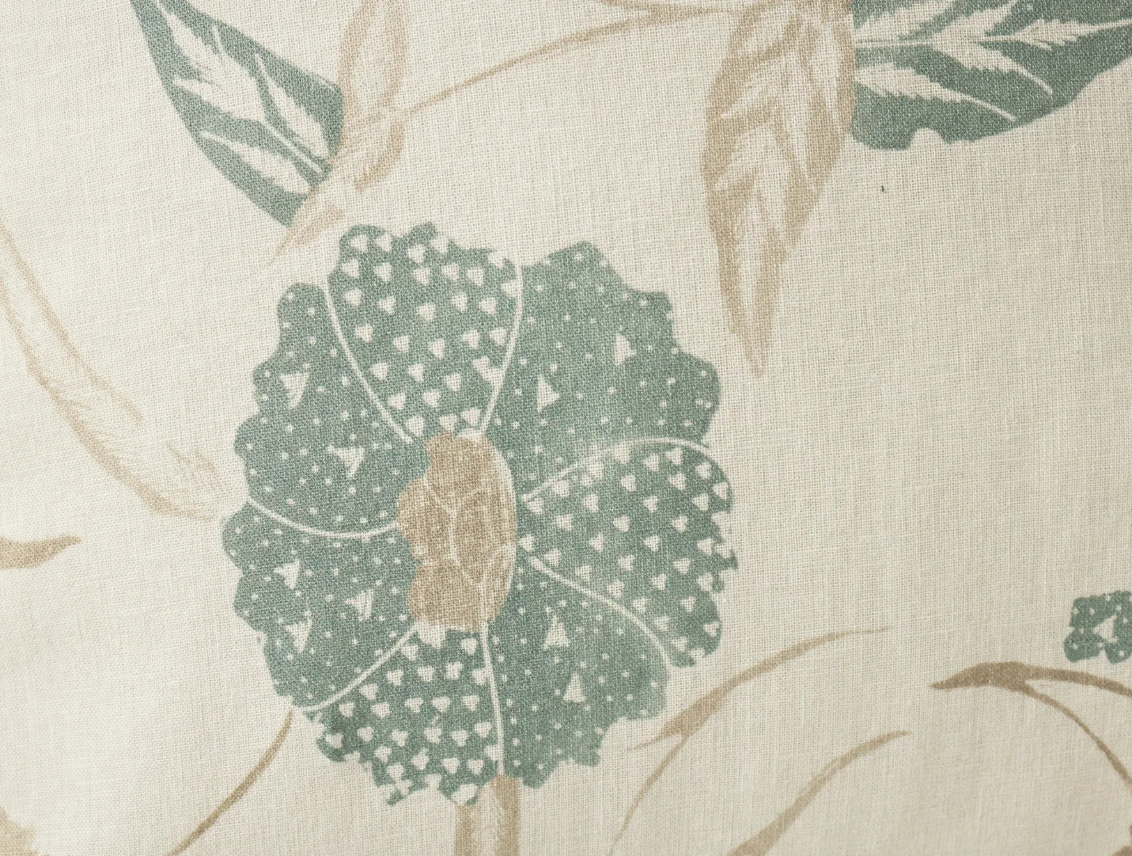 Outlet Coyuchi Aurora Print Sham Natural w/Surf