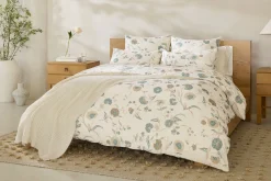 Outlet Coyuchi Aurora Print Sham Natural w/Surf