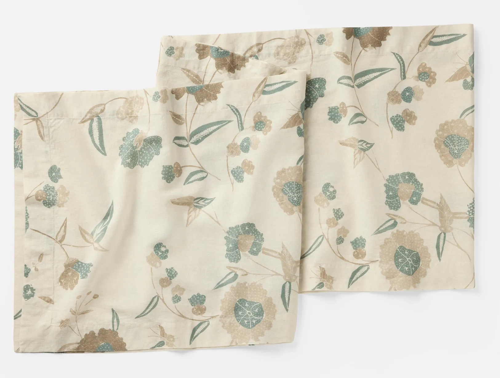 Hot Coyuchi Aurora Print Table Runner Natural w/Surf