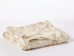 New Coyuchi Balboa Organic Matelasse Print Throw