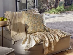 New Coyuchi Balboa Organic Matelasse Print Throw