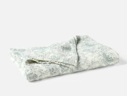 New Coyuchi Balboa Organic Matelasse Print Throw