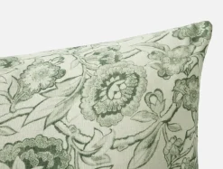 Best Coyuchi Balboa Organic Print Decorative Pillow Cover Pine