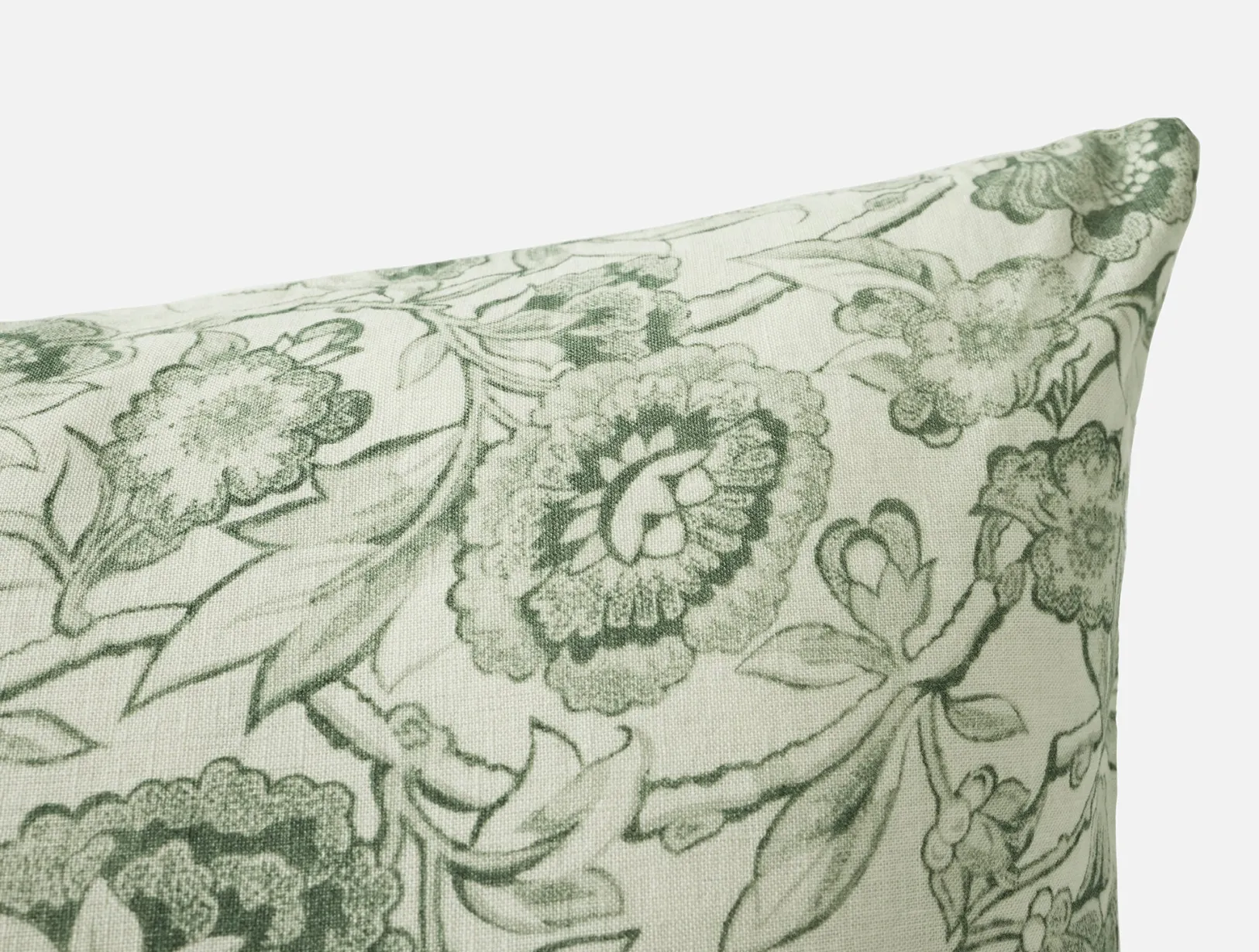 Best Coyuchi Balboa Organic Print Decorative Pillow Cover Pine