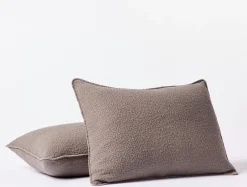 Hot Coyuchi Cascade Organic Matelasse Blanket Morel