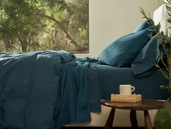 Sale Coyuchi Cascade Organic Matelasse Blanket