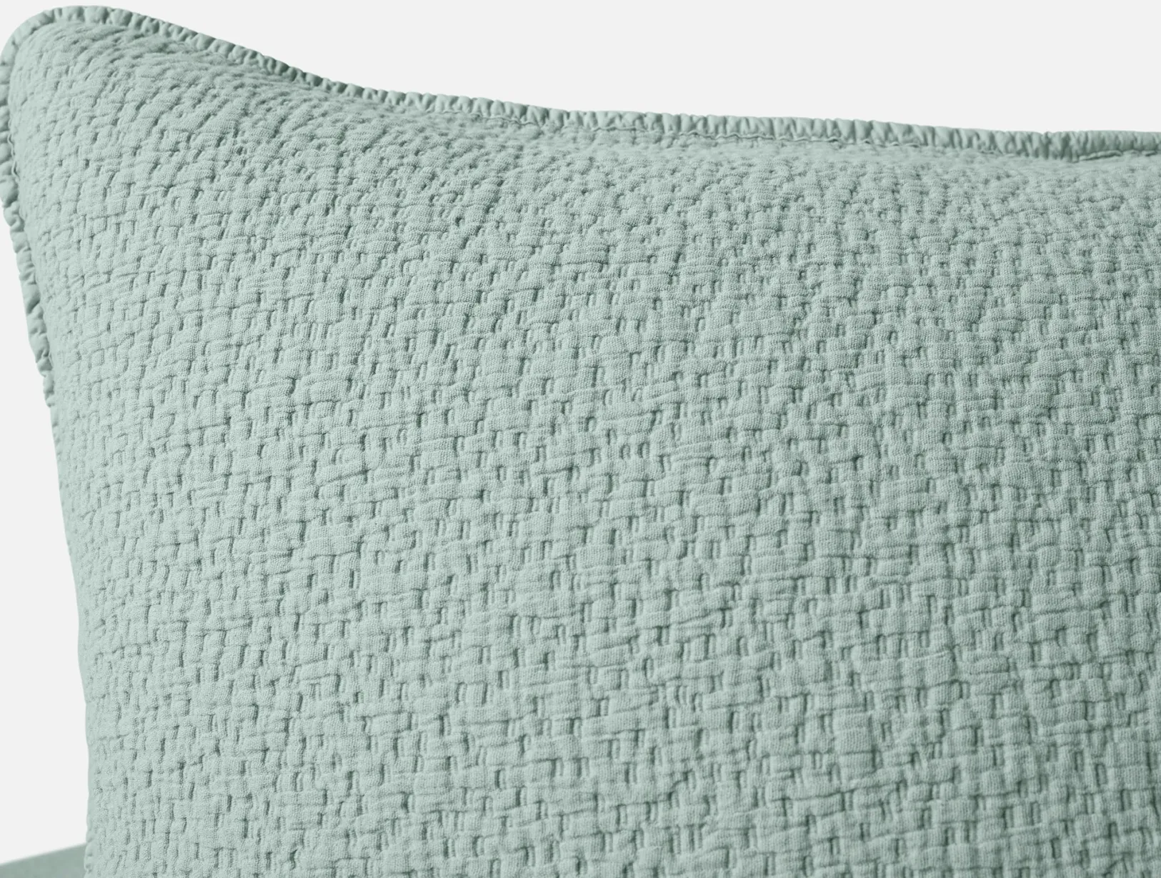 Best Coyuchi Cascade Organic Matelasse Sham