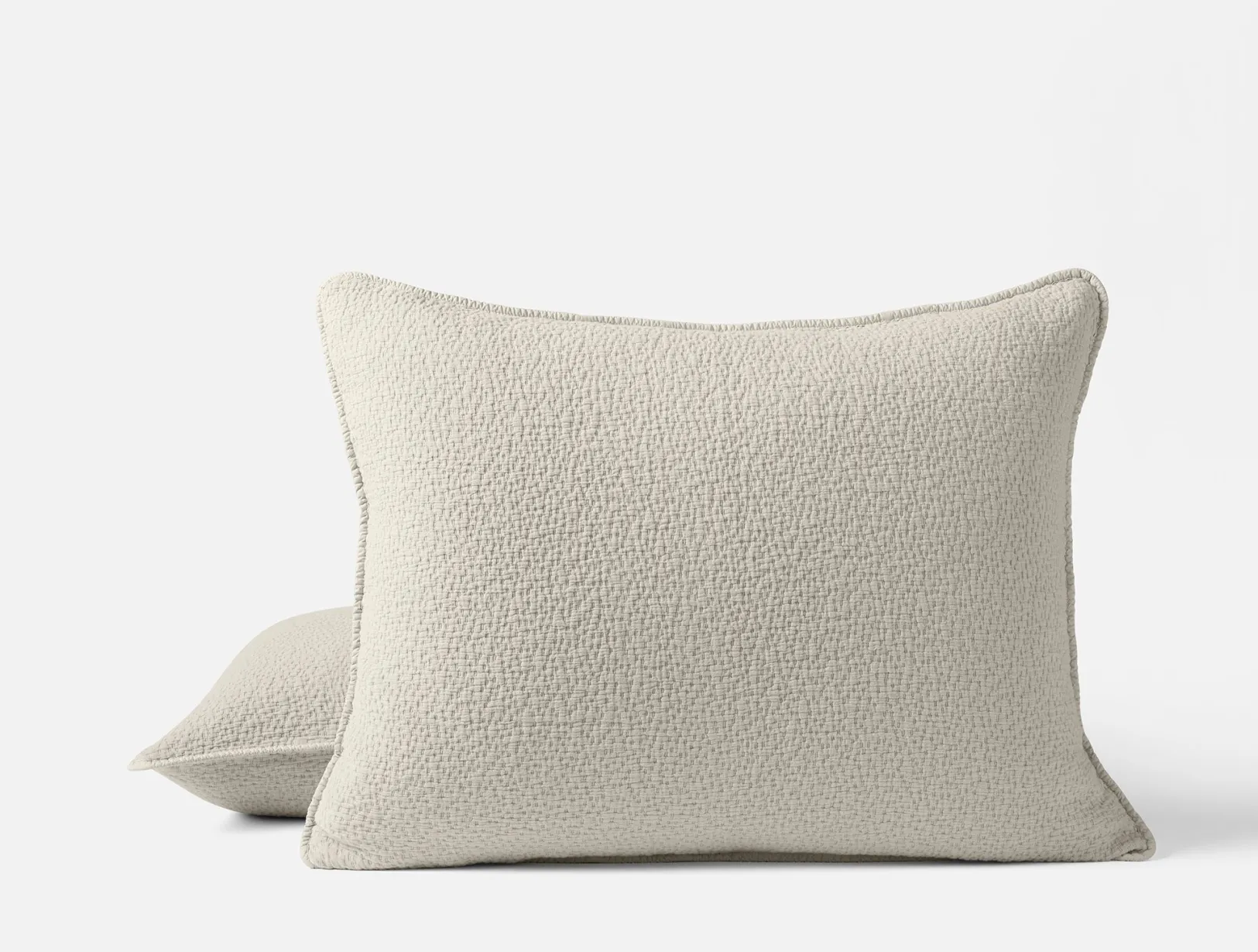 Best Coyuchi Cascade Organic Matelasse Sham