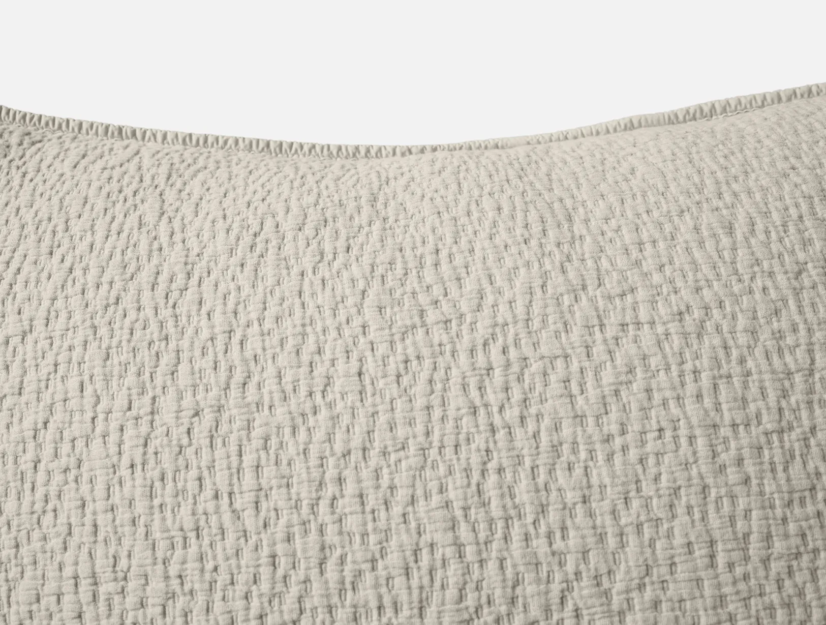Best Coyuchi Cascade Organic Matelasse Sham