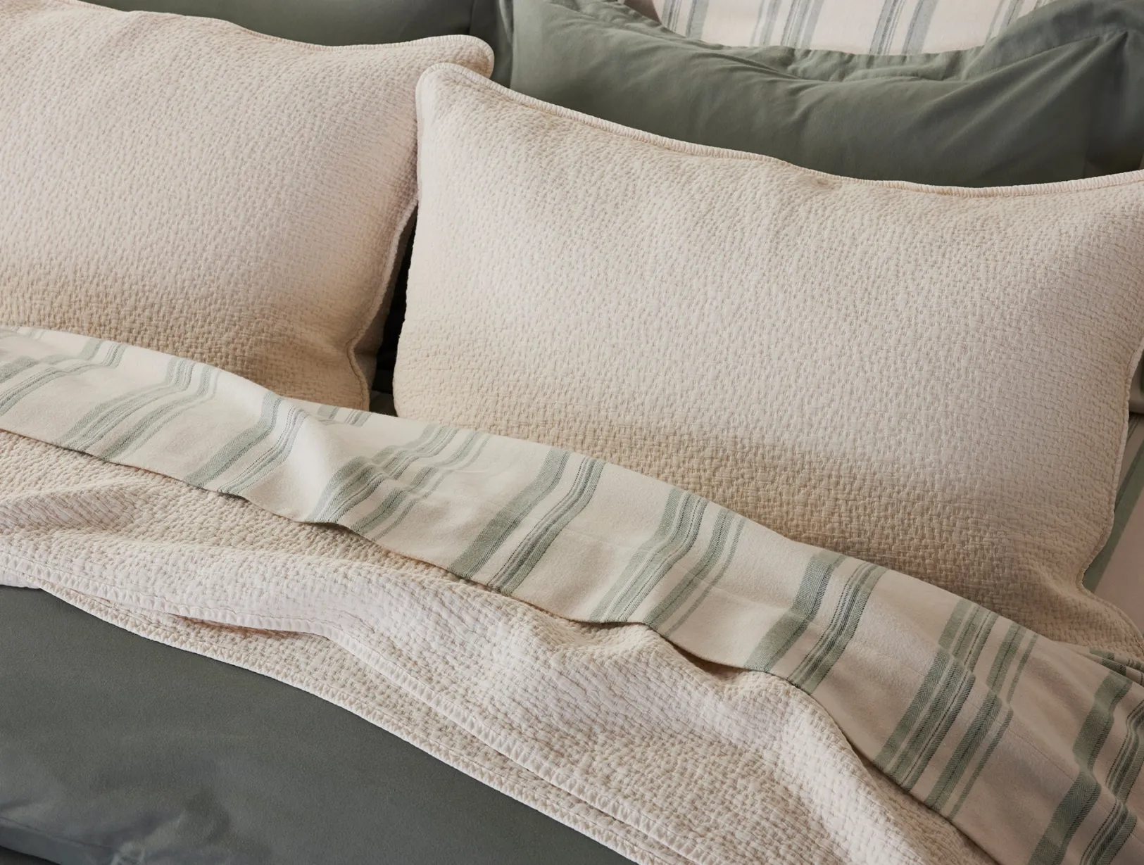 Best Coyuchi Cascade Organic Matelasse Sham