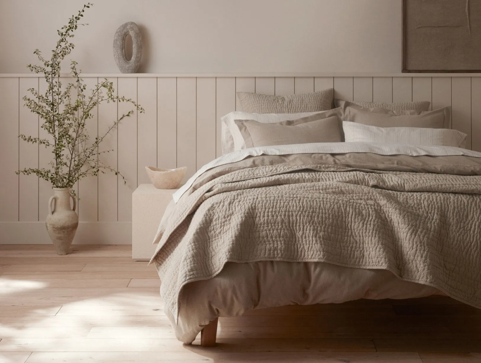 Sale Coyuchi Channel Handstitched Organic Quilt