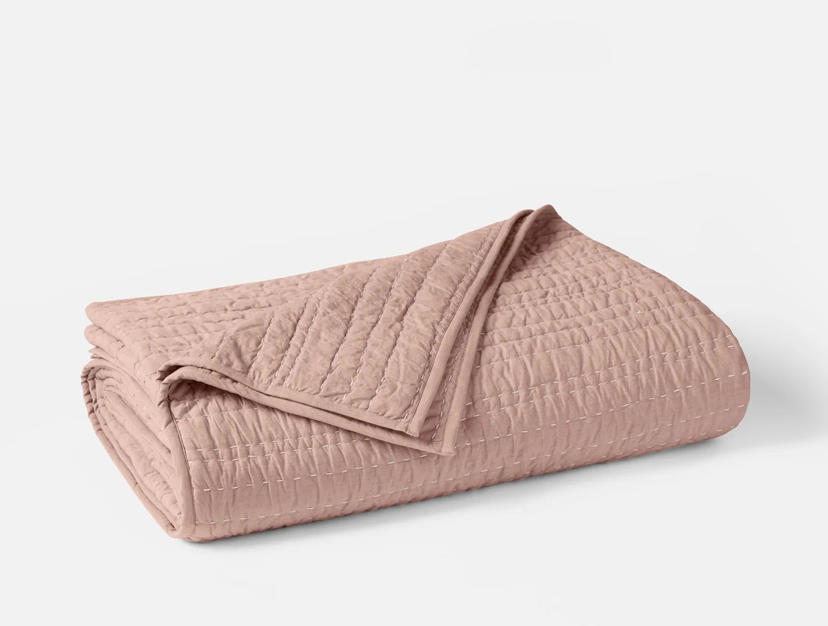 Sale Coyuchi Channel Handstitched Organic Quilt