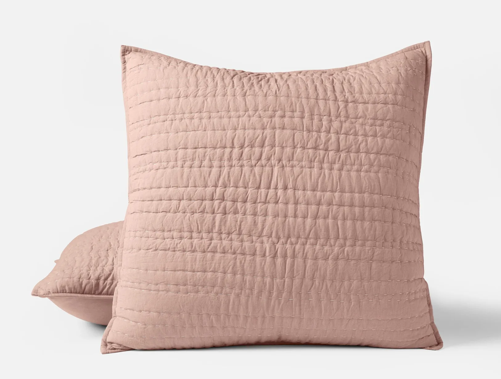 Online Coyuchi Channel Handstitched Organic Sham