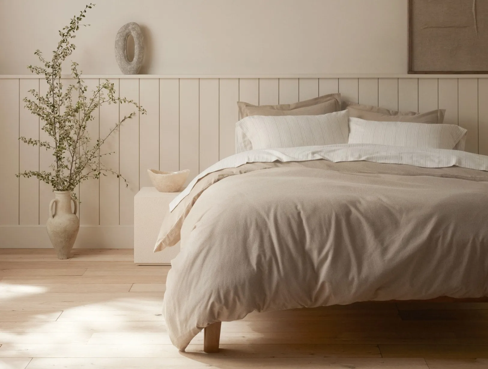 Clearance Coyuchi Cloud Brushed™ Organic Flannel Sheet Set