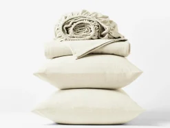Clearance Coyuchi Cloud Brushed™ Organic Flannel Sheet Set