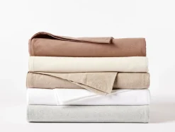 Clearance Coyuchi Cloud Brushed™ Organic Flannel Sheet Set