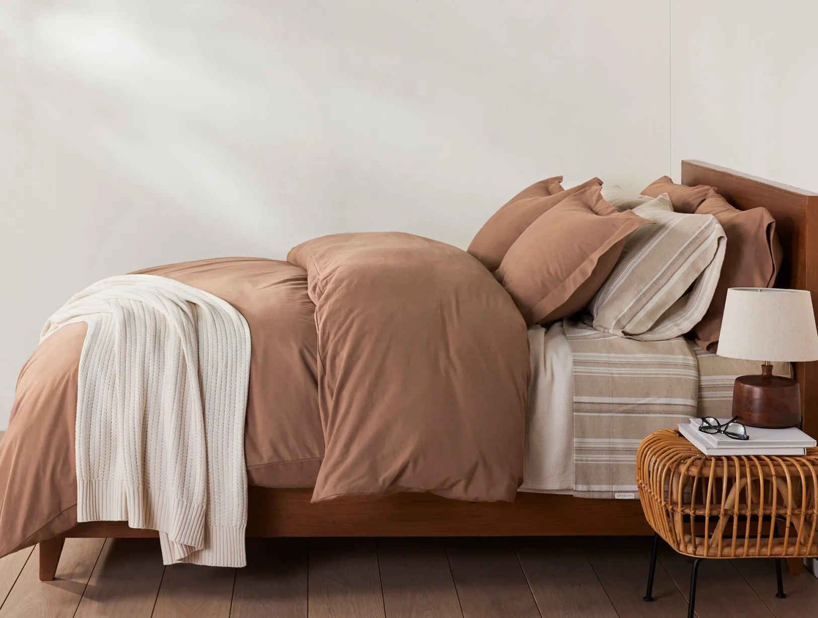Clearance Coyuchi Cloud Brushed™ Organic Flannel Sheet Set