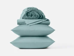 New Coyuchi Cloud Soft Organic Sateen Deluxe Bed Bundle