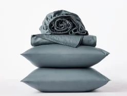 New Coyuchi Cloud Soft Organic Sateen Deluxe Bed Bundle