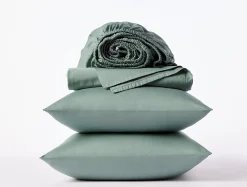 Online Coyuchi Cloud Soft Organic Sateen Fitted Sheet
