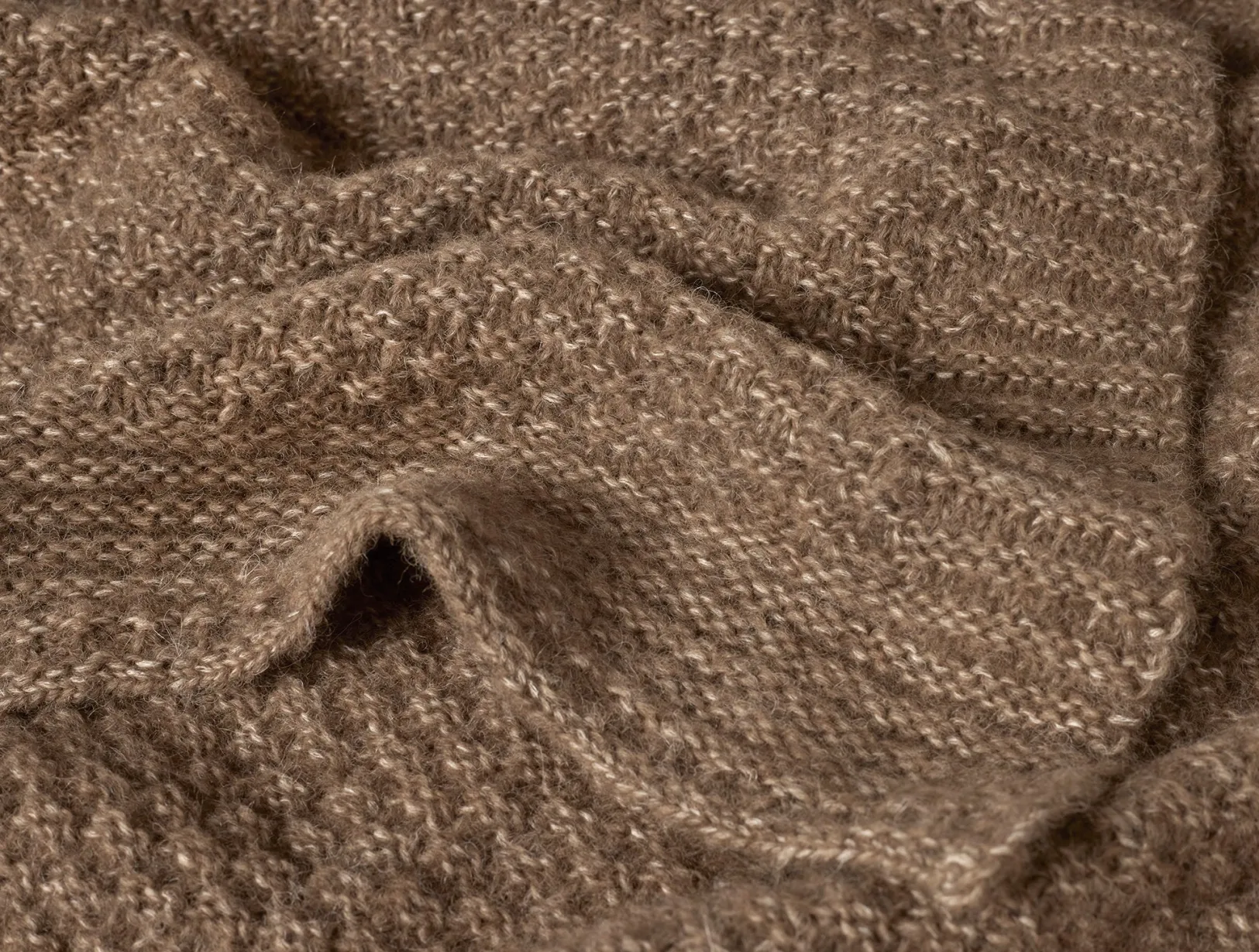 Online Coyuchi Cordillera Alpaca Cotton Knit Throw Camel Heather