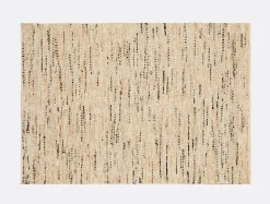 New Coyuchi + Rejuvenation Kaden Braided Flatweave Wool Jute Rug Natural and Coal