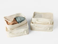 Hot Coyuchi Conserve Organic Packing Cube Set Undyed