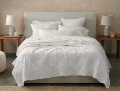 Hot Coyuchi Diamond-Stitched Organic Cotton Comforter