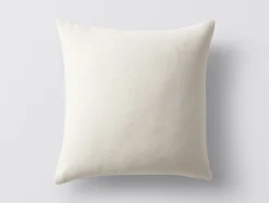 New Coyuchi Down Feather Throw Pillow Insert White