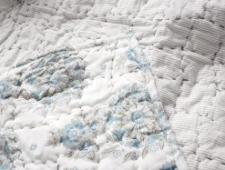 New Coyuchi Flores Handstitched Organic Quilt