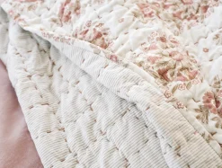 New Coyuchi Flores Handstitched Organic Quilt