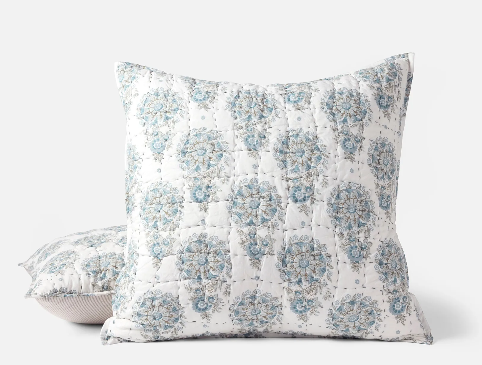 Best Coyuchi Flores Handstitched Organic Sham