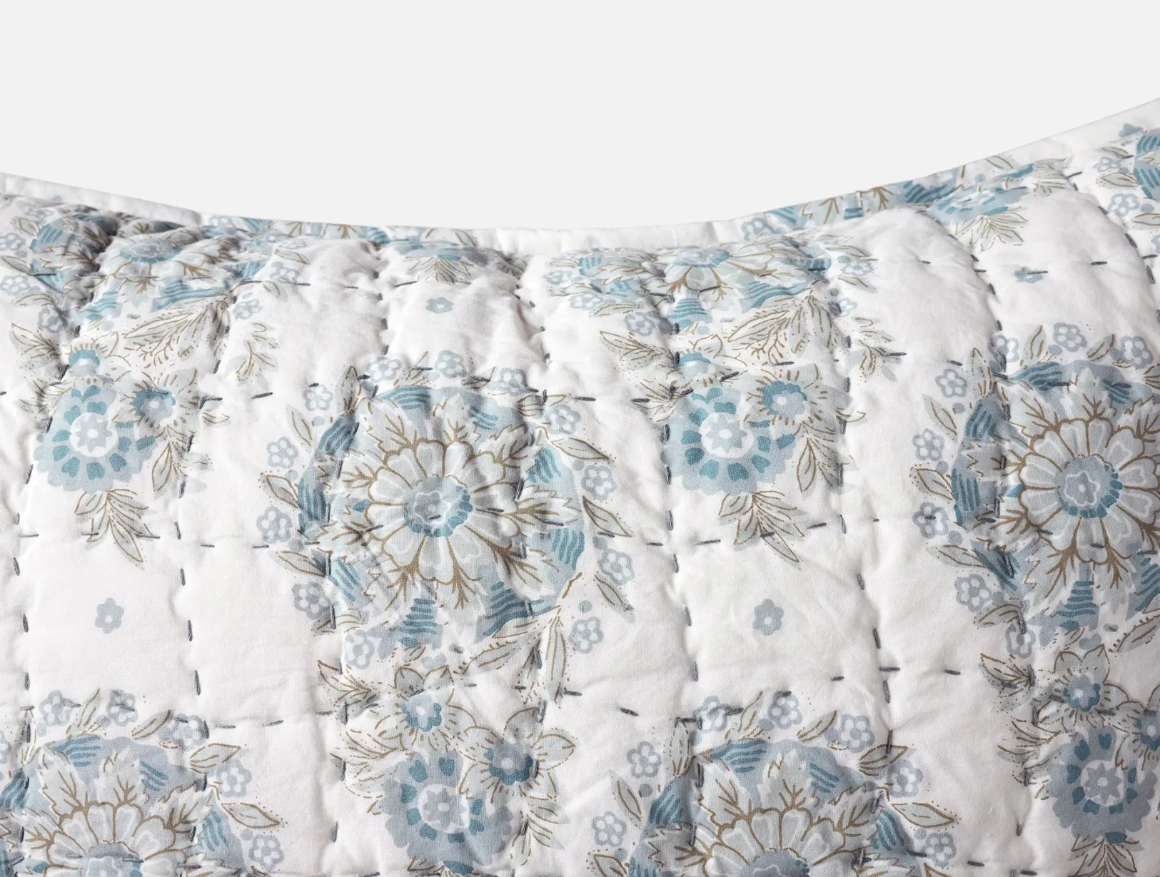 Best Coyuchi Flores Handstitched Organic Sham