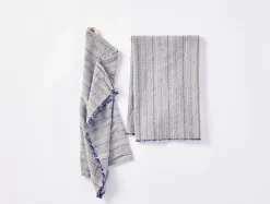 Online Coyuchi Fringe Stripe Organic Hand Towel, Set Of 2