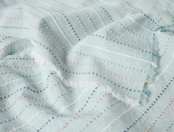 Best Coyuchi Fringe Stripe Organic Napkins, Set of 4