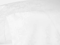 Online Coyuchi Heirloom Organic Sateen Jacquard Sheet Set Alpine White