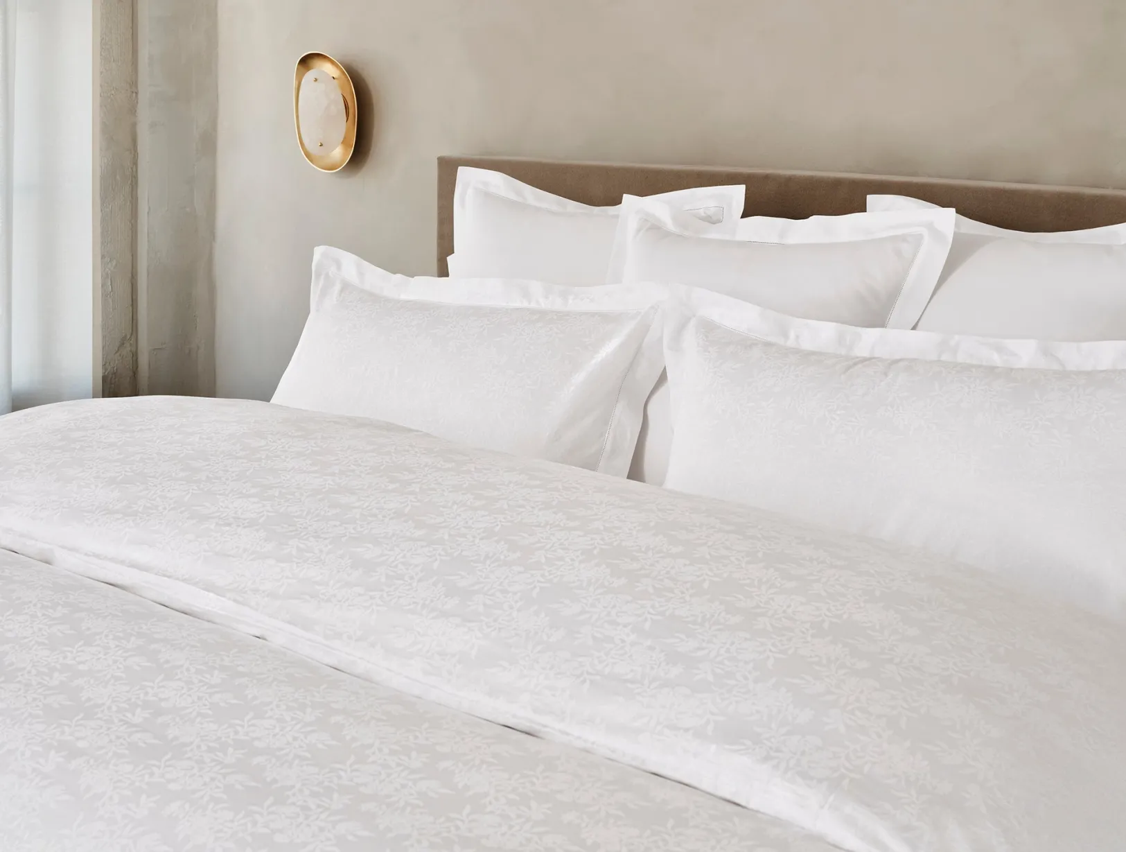 Online Coyuchi Heirloom Organic Sateen Jacquard Complete Bed Bundle