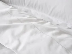 Sale Coyuchi Heirloom Organic Sateen Sheet Set Alpine White
