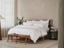 Sale Coyuchi Heirloom Organic Sateen Sheet Set Alpine White