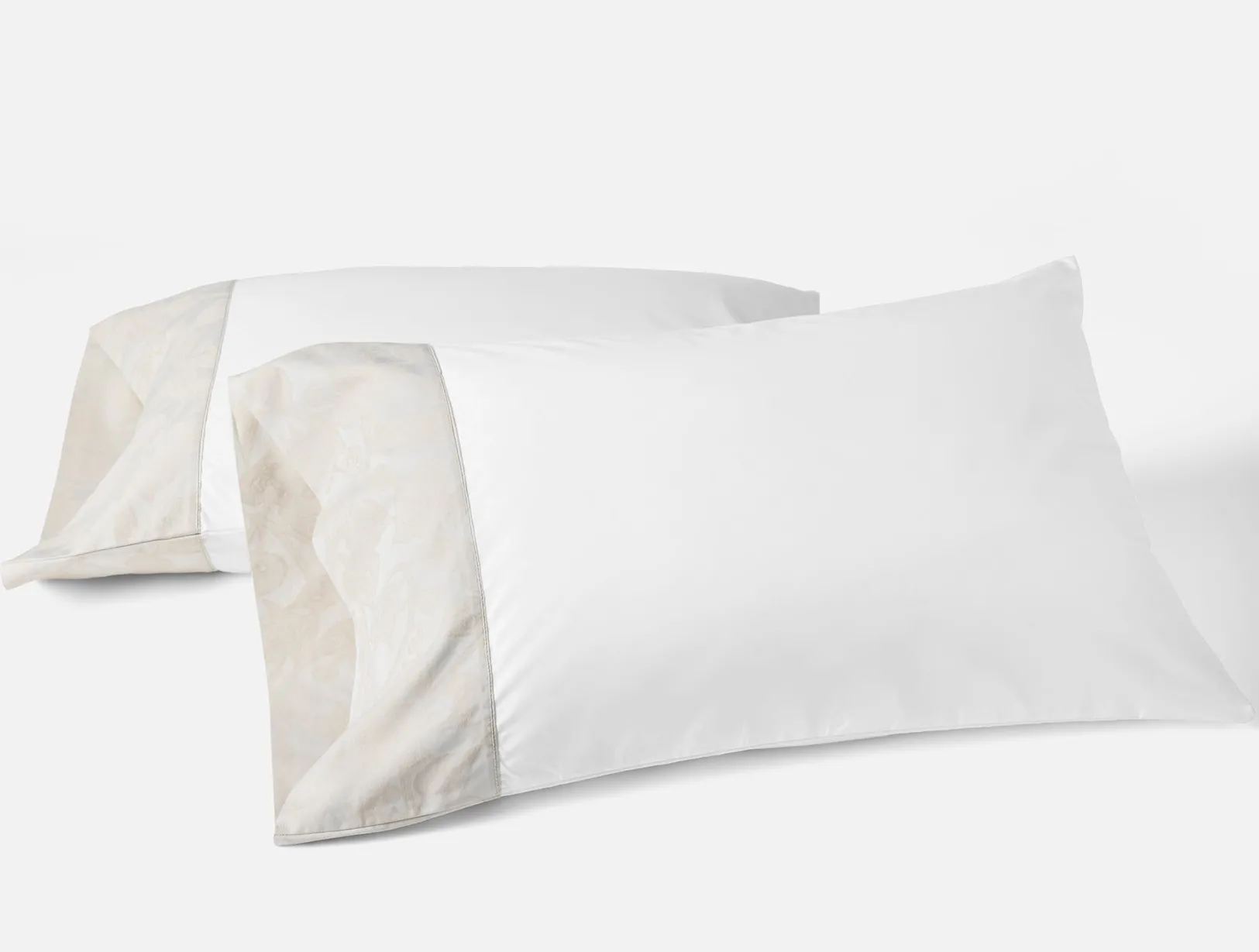 Fashion Coyuchi Heritage Organic Percale Jacquard Border Pillowcases