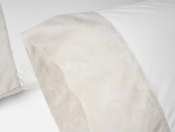 Fashion Coyuchi Heritage Organic Percale Jacquard Border Pillowcases