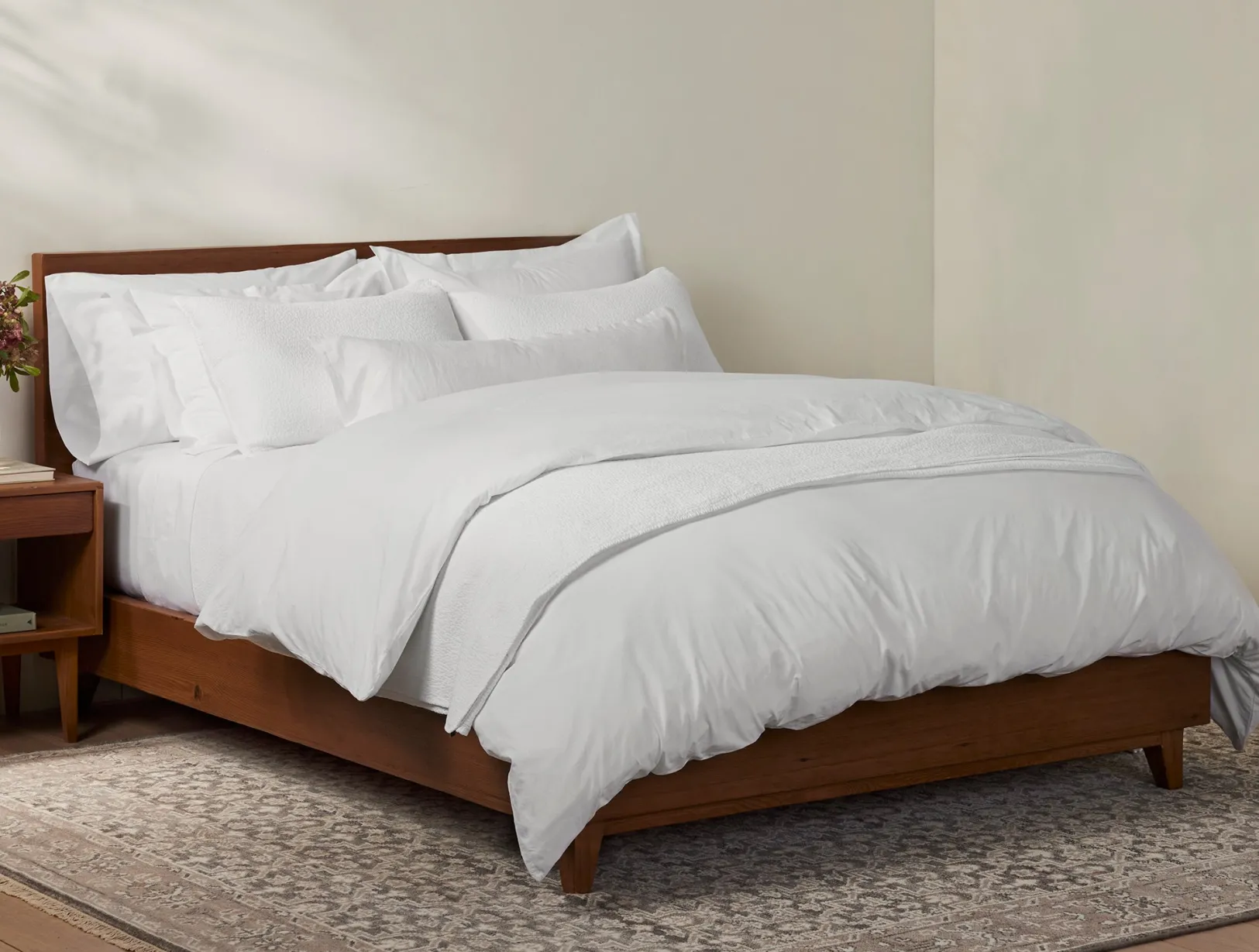 Clearance Coyuchi Heritage Organic Percale Sheet Set Alpine White
