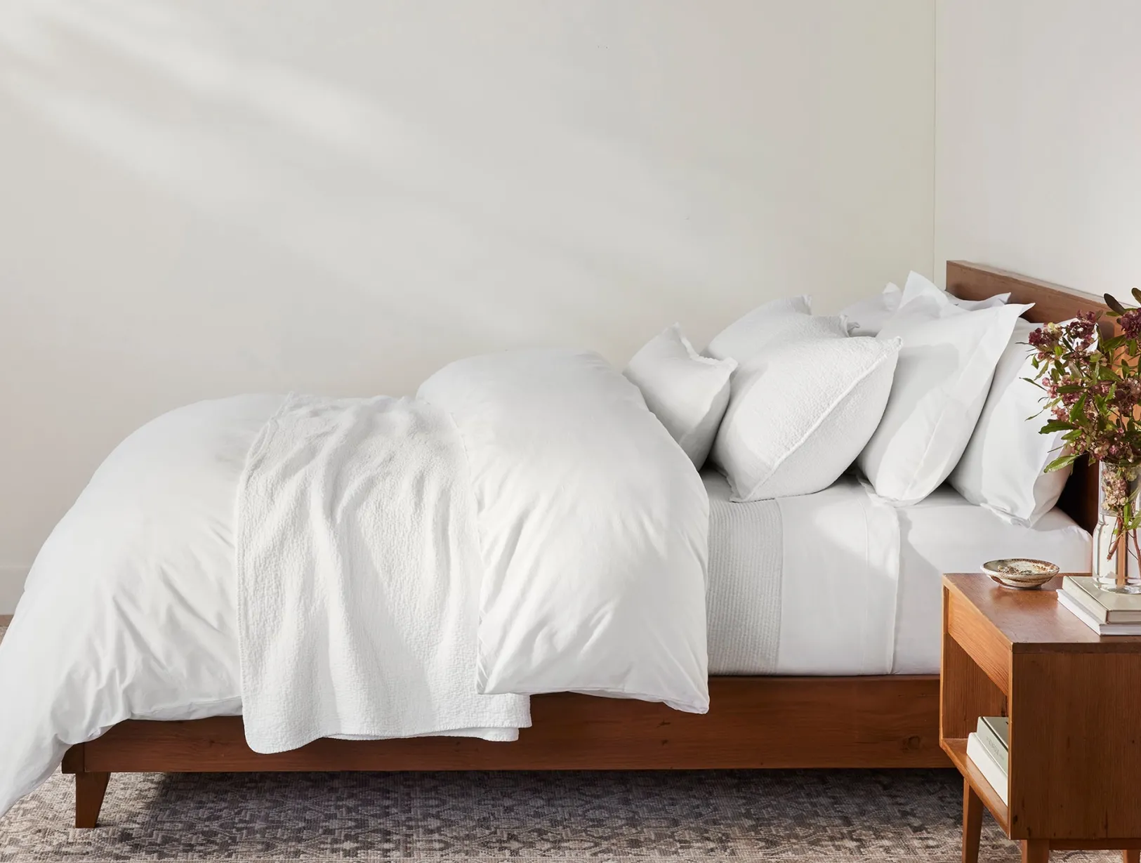 Online Coyuchi Heritage Organic Percale Pillowcases Alpine White