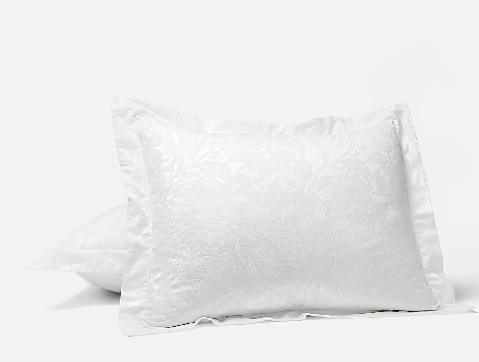Outlet Coyuchi Heritage Organic Percale Jacquard Duvet Set
